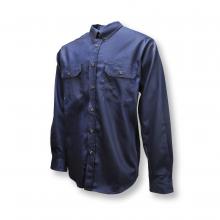 Radians FRS-003N-LT - FRS-003 Volcore™ Long Sleeve Cotton Button Down FR Shirt - Navy - Size LT