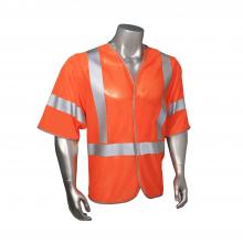 Radians HV-6ANSI-C3-L - HV-6ANSI-C3 2.7oz Micro Mesh Safety Vest - Orange - Size L