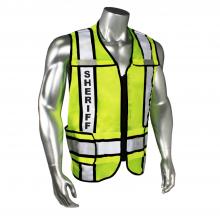 Radians LHV-207-3G-SHF-R - LHV-207-3G Police Safety Vest - Sheriff - Black Trim - Green - Size M-XL