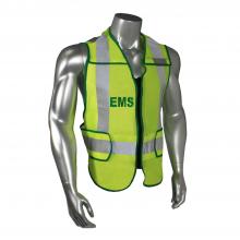 Radians LHV-207DSZR-EMS-R - LHV-207DSZR-EMS EMS Safety Vest - EMS - Green Trim - Green - Size M-XL
