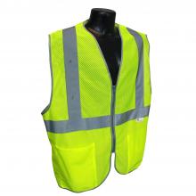 Radians LHV-5ANSI-PCZ-L - 5ANSI-PCZ Type R Class 2 Safety Vest - 3.5oz Poly Mesh - Green - Size L