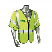 Radians LHV-PS3-DSZR-EMS-R - LHV-PS3-DSZR-EMS EMS Safety Vest - EMS - Green Trim - Green - Size M-XL