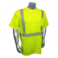 Radians LHV-XTS-AR-P-3XL - Original Breezelight™ II Class 2 Short Sleeve Safety T-Shirt - Green - Size 3X