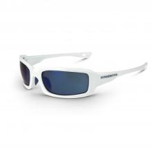 Radians 20278 - M6A Premium Safety Eyewear - White Frame - Blue Mirror Lens