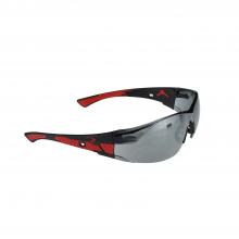 Radians OBL1-60 - Obliterator™ Safety Eyewear - Black/Red Frame - Silver Lens