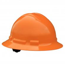Radians QHR4-ORANGE - Quartz™ Full Brim 4 Point Ratchet Hard Hat - Orange