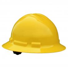 Radians QHR6-YELLOW - Quartz™ Full Brim 6 Point Ratchet Hard Hat - Yellow