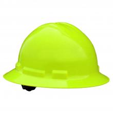 Radians QHR6-GREEN-HV - Quartz™ Full Brim 6 Point Ratchet Hard Hat - Hi-Vis Green