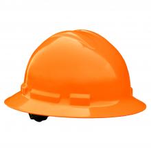 Radians QHR6-ORANGE-HV - Quartz™ Full Brim 6 Point Ratchet Hard Hat - Hi-Vis Orange