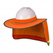 Radians RHHS-01O - Hi-Vis Collapsible Hard Hat Shade - Orange