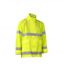 Radians RW25J-3ZGV-2X - RW25 High Visibility Rainwear Jacket - Hi-Vis Green - Size 2X