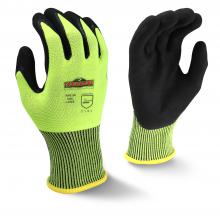 Radians RWG10XL - RWG10 Radwear® Silver Series™ High Visibility Knit Dip Glove - Size XL