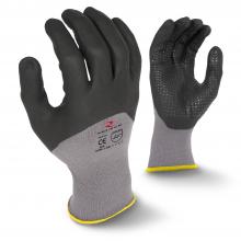 Radians RWG12S - RWG12 3/4 Foam Dipped Dotted Nitrile Glove - Size S