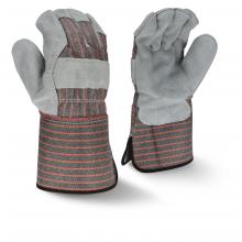 Radians RWG3103GL - RWG3103G Economy Shoulder Gray Split Cowhide Leather Glove - Size L