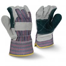 Radians RWG3200JPXXL - RWG3200JP Regular Shoulder Gray Split Cowhide Leather Glove - Size 2X