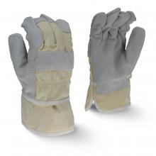 Radians RWG3200WM - RWG3200W Regular Shoulder Gray Split Cowhide Leather Glove - Size M