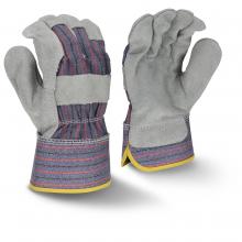 Radians RWG3200L - RWG3200 Regular Shoulder Gray Split Cowhide Leather Glove - Size L