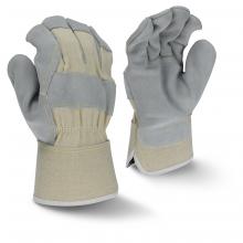 Radians RWG3400WM - RWG3400W Side Split Gray Cowhide Leather Glove - Size M