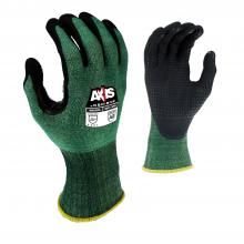Radians RWG538XS - RWG538 AXIS™ Cut Protection Level A2 Foam Nitrile Coated Glove with Dotted Palm - Size XS