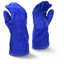 Radians RWG5410XL - RWG5410 Premium Side Split Blue Cowhide Leather Welding Glove - Size XL