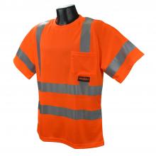 Radians ST11-3POS-M - ST11-3 Type R Class 3 Short Sleeve T-Shirt With Max-Dri™ - Orange - Size M