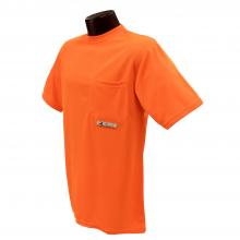 Radians ST11-NPOS-XL - ST11-N Non-Rated Short Sleeve Safety T-Shirt with Max-Dri™ - Orange - Size XL