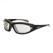 Radians 27615 AF - Diamond Back Foam Lined Safety Eyewear - Shiny Black Frame - Indoor/Outdoor Anti-Fog Lens