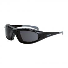 Radians 2761 AF - Diamond Back Foam Lined Safety Eyewear - Shiny Black Frame - Smoke Anti-Fog Lens