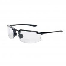 Radians 216425 - ES4 Bifocal Safety Eyewear - Pearl Gray Frame - Clear Lens - 2.5 Diopter