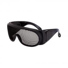 Radians 19218 - Wire Mesh Over the Glass Safety Eyewear - Black Frame - Wire Mesh Lens