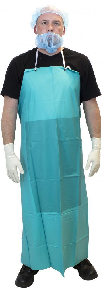 20 MIL GREEN PVC APRON 36&#34;X50&#34;, WITH STOMACH PATCH   96/CS