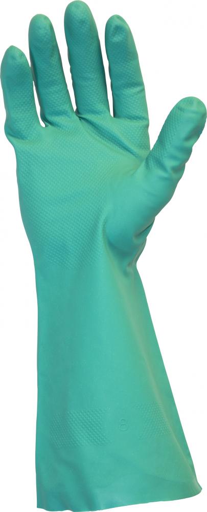 GREEN NITRILE FLOCKED LINED, 15 MIL, INDIVIDUALLY BAGGED