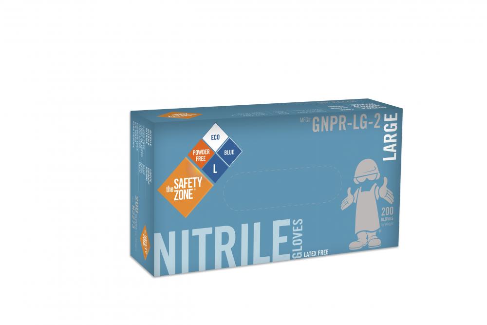 3.0 MIL ECONOMY PF BLUE NITRILE, 200/BX 10/BX/CS, SM