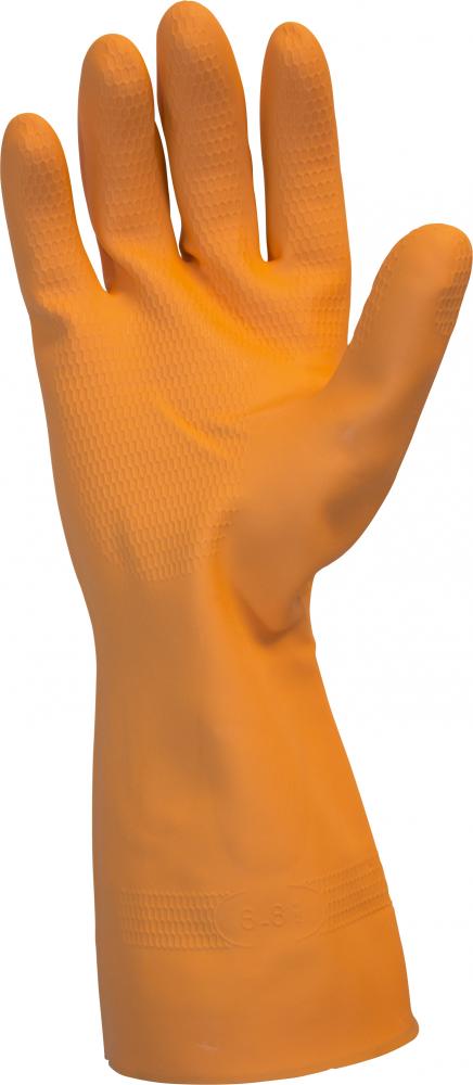 GLOVE,NEOPRENE/LTX BLND,ORANGE,FLOCK LINED,28MIL,12&#34;,10DZ/CS