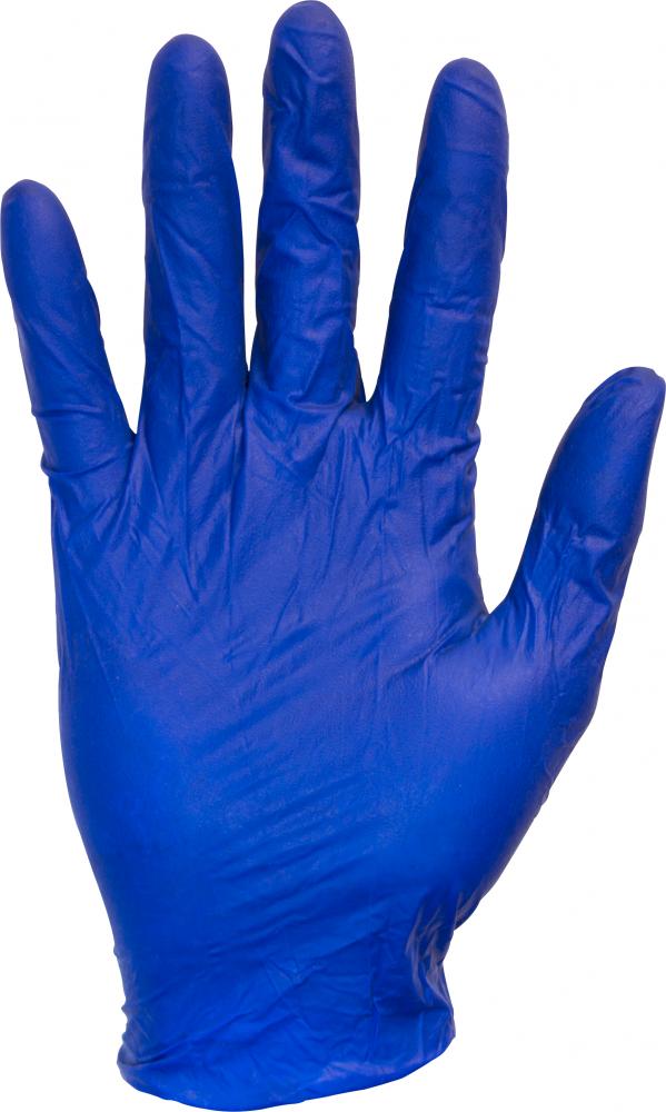 GLOVE, LATEX, BLUE, POWDER FREE, 100/BX-10BX/CS, MD