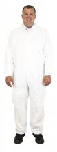 Safety Zone DCWH-3X-BB-EWA - COVERALL,BREATHABLE BAR,WHITE,ELASTIC WRISTS & ANKLES, 25/CS