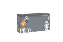 Safety Zone GDPL-MD-5 - LOWDENSITY P.E. DISPOSABLE GLOVE 500 EA/DISP, 20 DISP/CS, 10,000/CS, MD