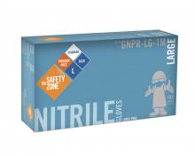 Safety Zone GNPR-SM-1M - GLOVE,NITRILE,POWDER-FREE, 3.7 MIL, 100/BX-10BX/CS