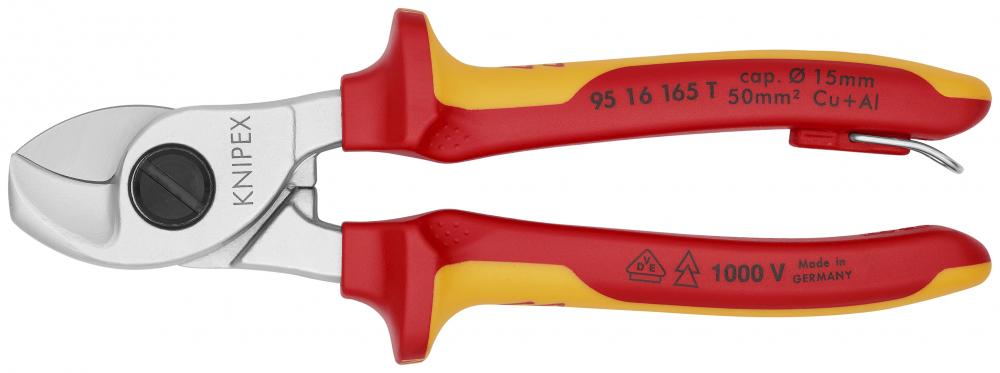 6 1/2&#34; Cable Shears-1000V Insulated, Tethered Attachment