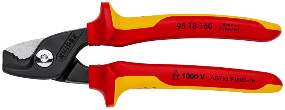 6 1/4&#34; StepCut Cable Shears-1000V Insulated