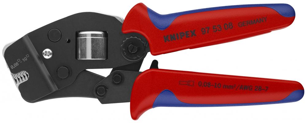 7 1/2&#34; Self-Adjusting Crimping Pliers For Wire Ferrules