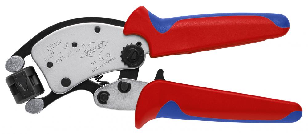 8&#34; KNIPEX Twistor® T Self-Adjusting Crimping Pliers for Wire Ferrules