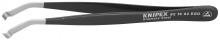 Knipex Tools 92 16 02 ESD - 4 3/4" Stainless Steel Positioning Tweezers-35°Angled-ESD