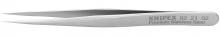 Knipex Tools 92 21 02 - 4 3/4" Premium Stainless Steel Gripping Tweezers-Needle-Point Tips
