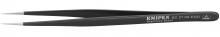 Knipex Tools 92 21 03 ESD - 5 1/2" Stainless Steel Gripping Tweezers-Needle-Point Tips-ESD