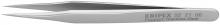 Knipex Tools 92 21 06 - 3 1/4" Premium Stainless Steel Gripping Tweezers Needle-Point Tips