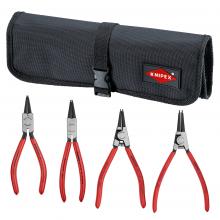 Knipex Tools 9K 00 19 51 US - 4 Pc Snap Ring Set In Tool Roll