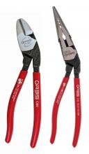 Knipex Tools 9K 00 80 97 US - 2 Pc Angled Pliers Set (9O 21 150 and 9O 21 180)