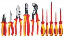 Knipex Tools 9K 98 98 31 US - 10 Pc Pliers and Screwdriver Tool Set-1000V in Hard Case