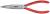 8" Long Nose 40° Angled Pliers with Cutter
